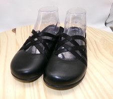 Vionic Claire Mule Slide Womens Black Size 7 Strappy Slip On FLAW READ