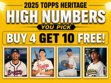 2025 Topps Heritage High Numbers #501-700 You Pick Complete Your Set
