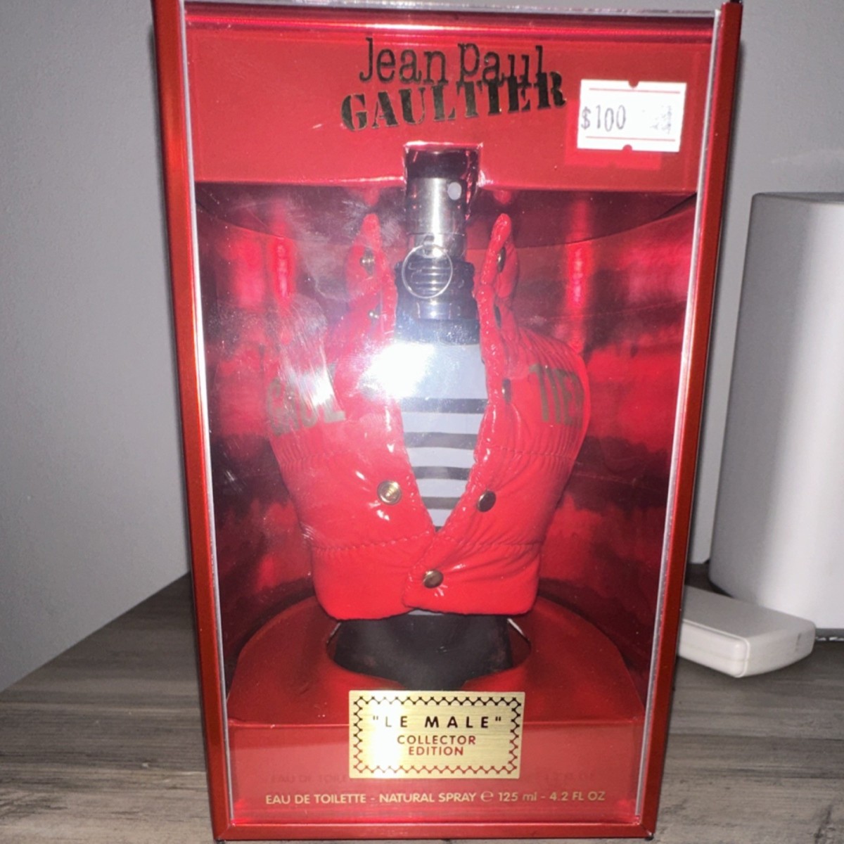 Jean Paul Gaultier LE MALE Collector Edition w/ Red Vest 125ml 4.2