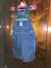 Liberty Overalls Girls Size 6 Blue Denim Bib Jumper 100 Cotton NOS USA NWT