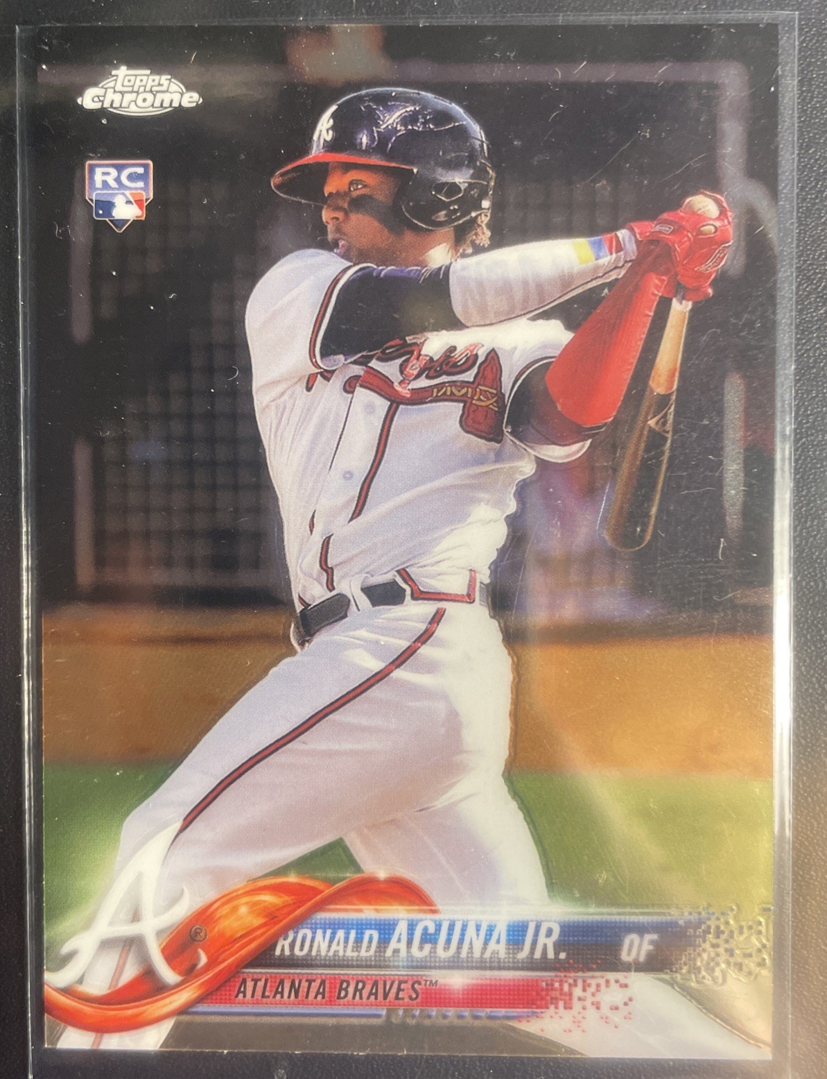 2018 Topps Chrome Ronald Acuna Jr. Rookie Card RC #193