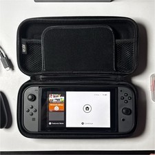 Nintendo Switch Console Dock Joy-Con Controllers Carrying Case Charger Black
