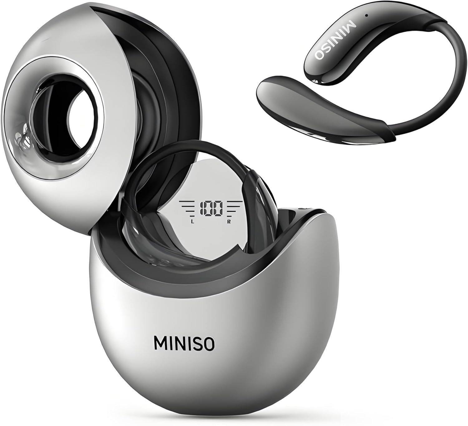 MINISO MS206 AI Translation Earbuds Real Time,3-In-1 Translator Earbuds with 134