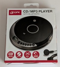 GPX CD / MP3 Player with Bluetooth - Black PCB319B - New
