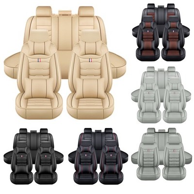 For Mazda 2 3 6 CX-5 Leather Seat Covers Full Set Front Rear Cushion Protector