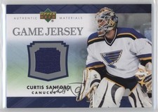 2007-08 Upper Deck Game Jersey Series 1 Curtis Sanford #J-CS 1o3