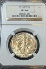 1946 D WALKING LIBERTY HALF DOLLAR MS-66 NGC