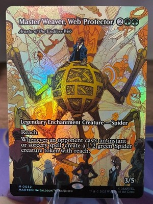 Magic: The Gathering TCG - Master Weaver, Web Protector M 0032 - Borderless Foil