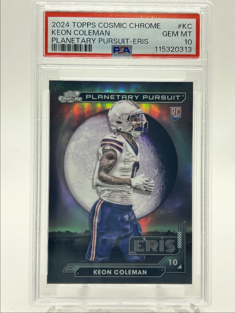 Keon Coleman Topps Cosmic Chrome Planetary Pursuit #KC Eris
