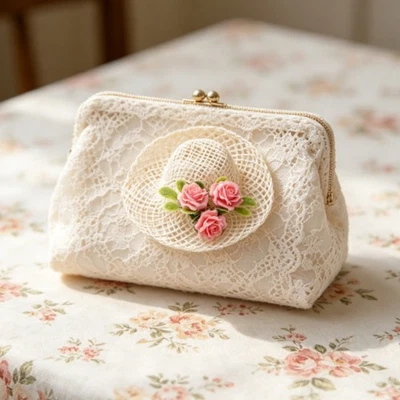 pour chapeau de paille tissée beige 5,5 cm pour échelle 1/3 pour maison de - Photo 1/4