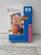 HP Premium Plus Photo Paper High Gloss Inkjet 4" x 6" 100 Sheets Q5431A