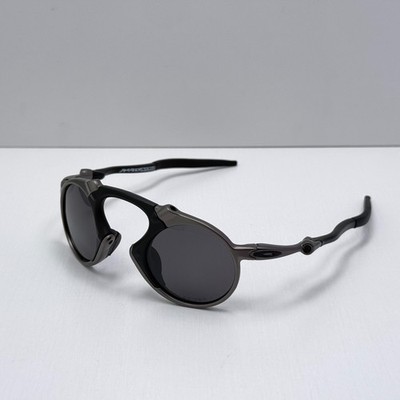 Oakley Madman OO6019 X-Metal Pewter Black Iridium Polarized New | eBay