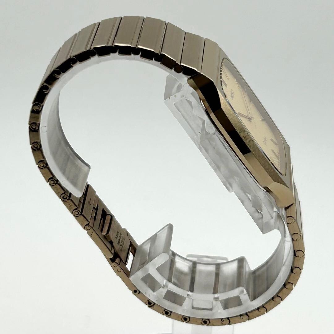 SEIKO Dolce 9531-5140 Quartz Vintage Rectangle Gold … - Gem