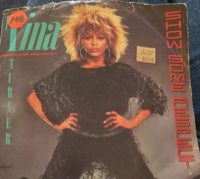 Tina Turner Show Some Respect Capitol 7'' 45 RPM Black Vinyl Single B-5461 1985