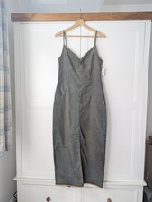 Supre Daria Vintage Denim Strappy Midi Dress Size 12