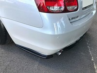 Maxton Design Diffusor Flaps Passend FüR Lexus GS 300 Mk3 FL Schwarz Hochglanz