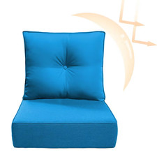 24 In. X 24 In. X 6 In. Outdoor Deep Seat Cushion, Waterproof Patio Chair Replac