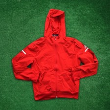 Adidas Women's 2018 Sideline Red Squad Full-Zip Woven Jacket