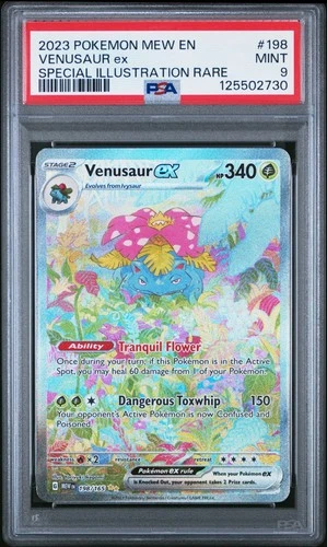 Venusaur ex 198/165 (SIR) Pokemon 151 PSA 9 MINT
