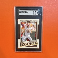 2021 Panini Legacy Trevor Lawrence Rookie #141 SGC 10 Football Card. rookie card picture