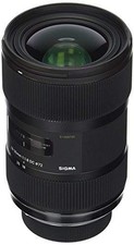 Sigma 210306 18-35mm F1.8 DC HSM Lens for Nikon APS-C DSLRs Black Intl Model