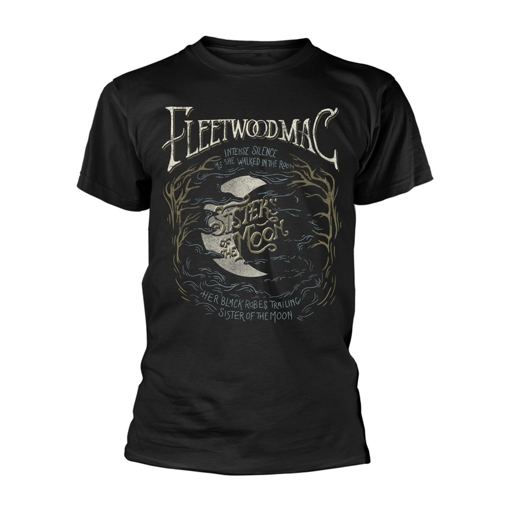 FLEETWOOD MAC - SISTERS OF THE MOON (BLACK) BLACK T-Shirt Small
