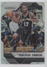 2016-17 Panini Prizm Silver Prizm Jonathon Simmons #239 0q0