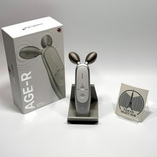 MEDICUBE AGE-R Derma EMS Shot Facial Device Silver White Skin Care Tool