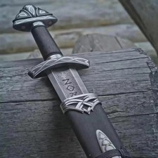 Handmade King Ragnar Lothbrok Viking Sword Handcrafted Authentic Norse Replica