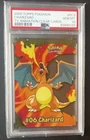 2000 TOPPS POKEMON TV ANIMATION CLEAR CARDS #PC3 CHARIZARD PSA 10
