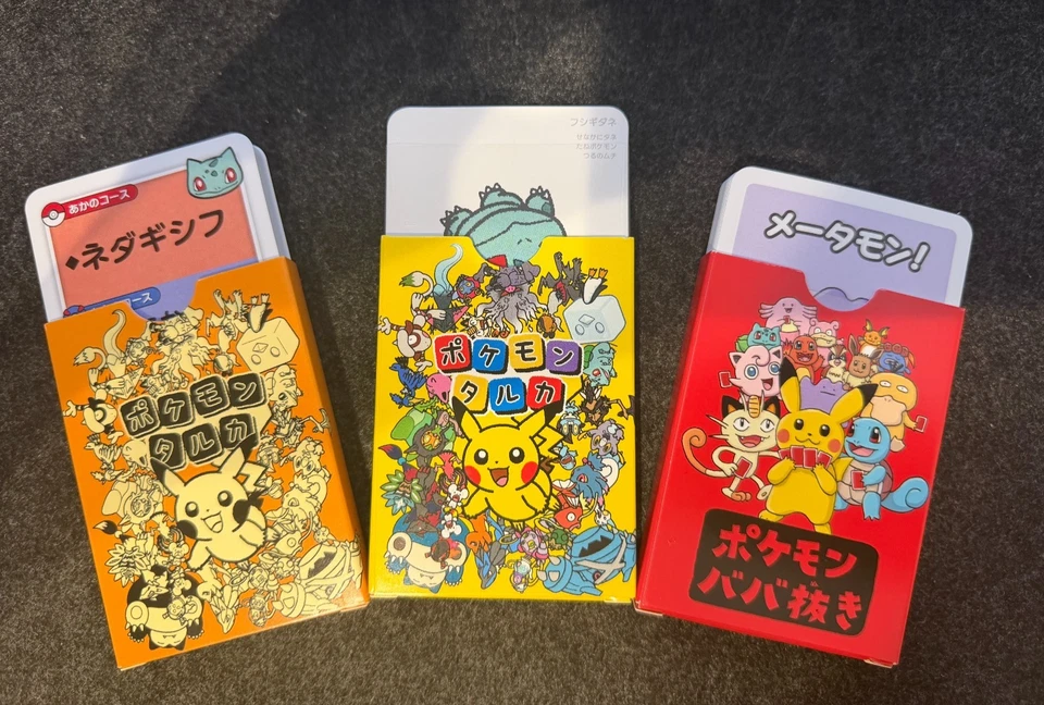 Pokemon Babanuki Old Maid Card Deck & Taruka Karuta Set Japanese - Image 4 of 4