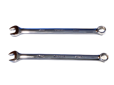 #ad Snap On NEW 2 Piece 8MM And 9MM Metric Add On Chrome Wrench Set OEXM80B OEXM90B $112.95