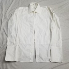 Suitsupply Tuxedo Shirt Mens 16.5 42 White Egyption Cotton French Cuff Bib Dress