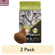 Organic Coconut Cat Litter Non Clumping Hypoallergenic Dust Free 2 Pack New