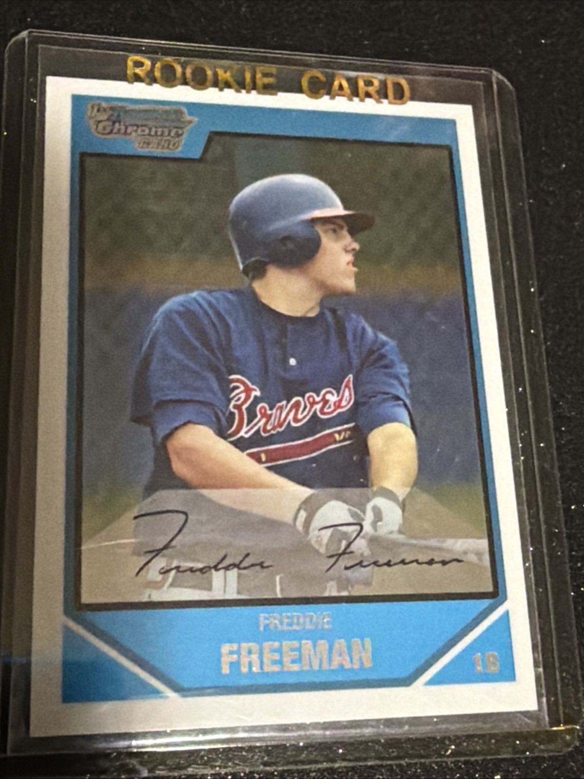 2007 Bowman Chrome Draft Picks & Prospects Freddie Freeman #BDPP12 (RC) 1st