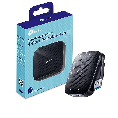 TP-LINK UH400 USB 3.0 4-Port Portable Hub, Foldable Cord, LED Indicators - Image 2