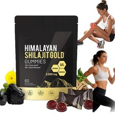 Shilajit 60 Gummies, Shilajit Micronutrient Supplement, Himalayan Premium - New