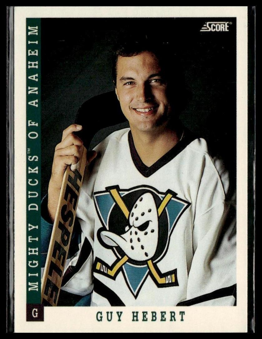 1993-94 Score #489 Guy Hebert Anaheim Mighty Ducks