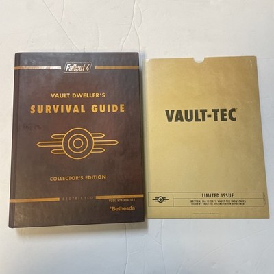 Fallout 4 Vault Dweller's Survival Guide Collector's Edition Prima Guide HC VG