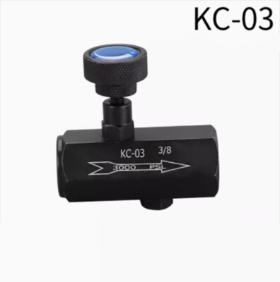 1PCS KC-03 3/8  Hydraulic Tube Type One-way Throttle Valve Flow Control Valve