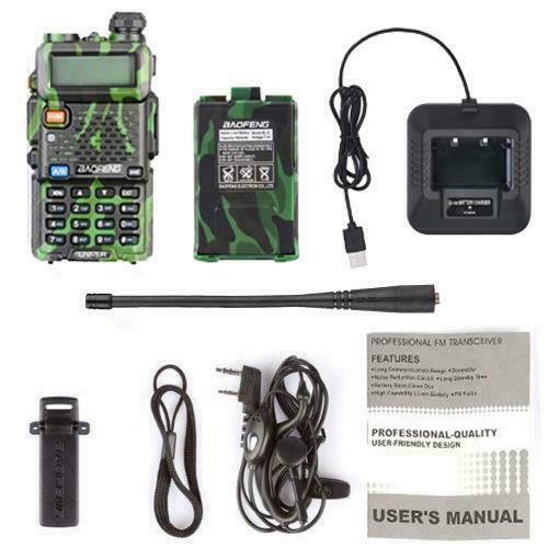 New Baofeng UV-5R USB Two way Radios 5W VHF UHF FM Transceiver Ham Walkie Talkie - Picture 8 of 12