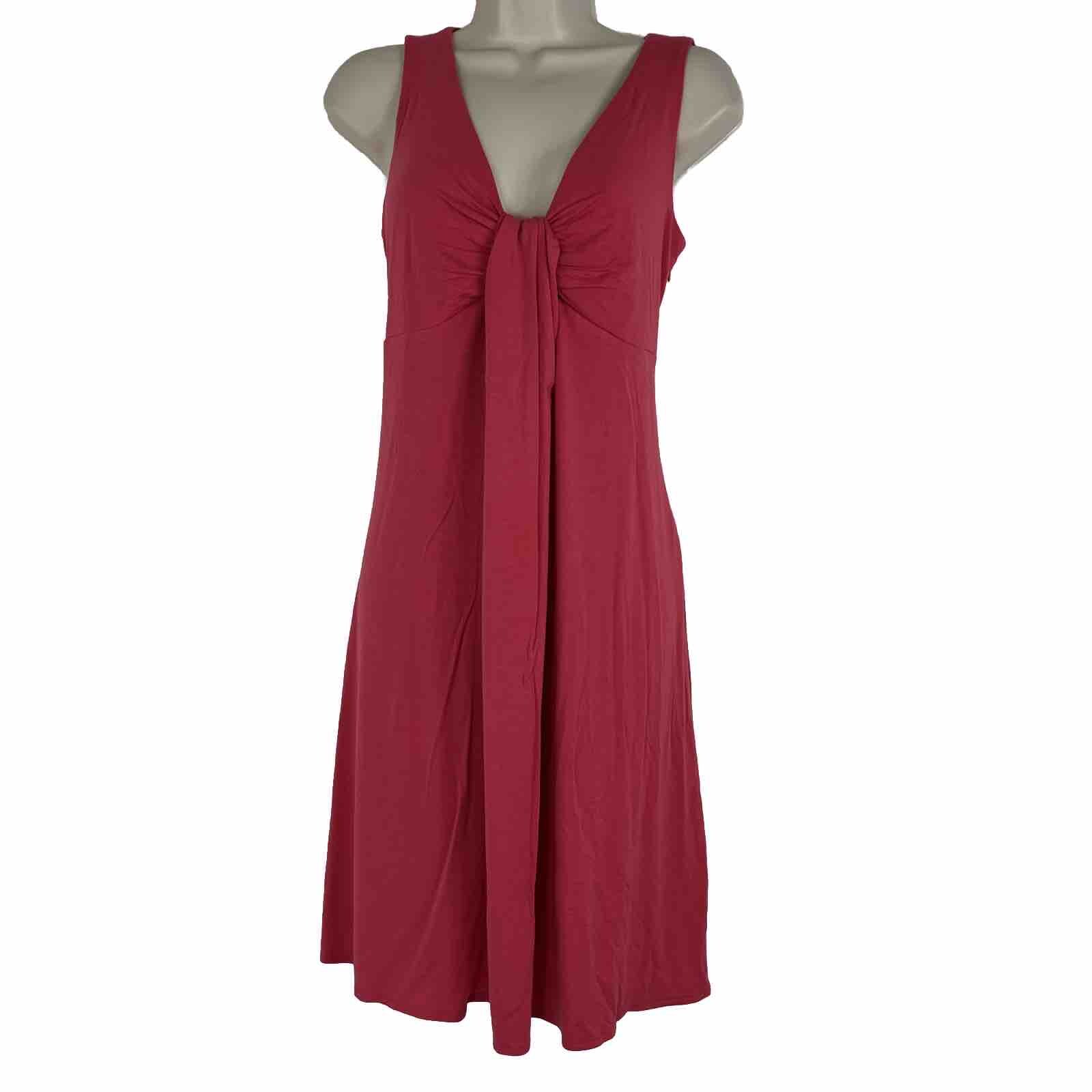 Ann Taylor Loft Dress Women's Size 6 Sleeveless Scoop Neck A-Line Stretch Pink
