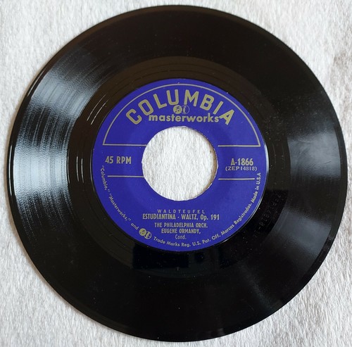 Philadelphia Orchestra Waldteufel 'Skaters Waltz / Estudiantina' 45 RPM EP Vinyl - Picture 3 of 4