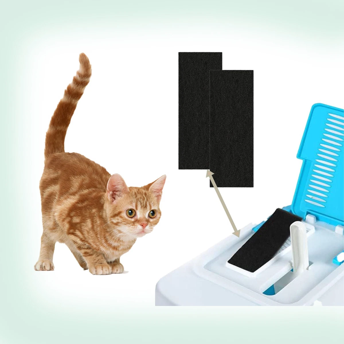 Nature's miracle oval hooded cheap flip top litter box