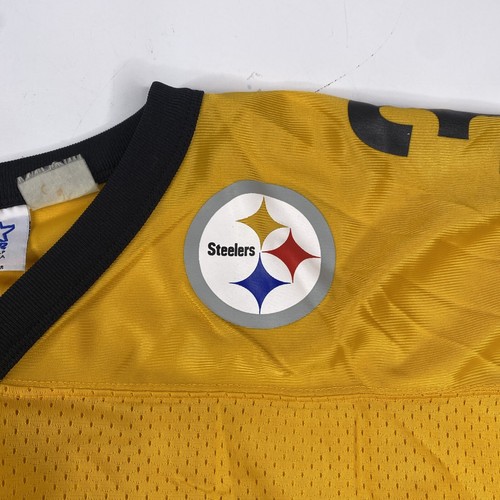 VTG 1995 90S JEROME BETTIS STARTER STEELERS GOLD NFL FOOTBALL ALT JERSEY XL 52 - Picture 4 of 12