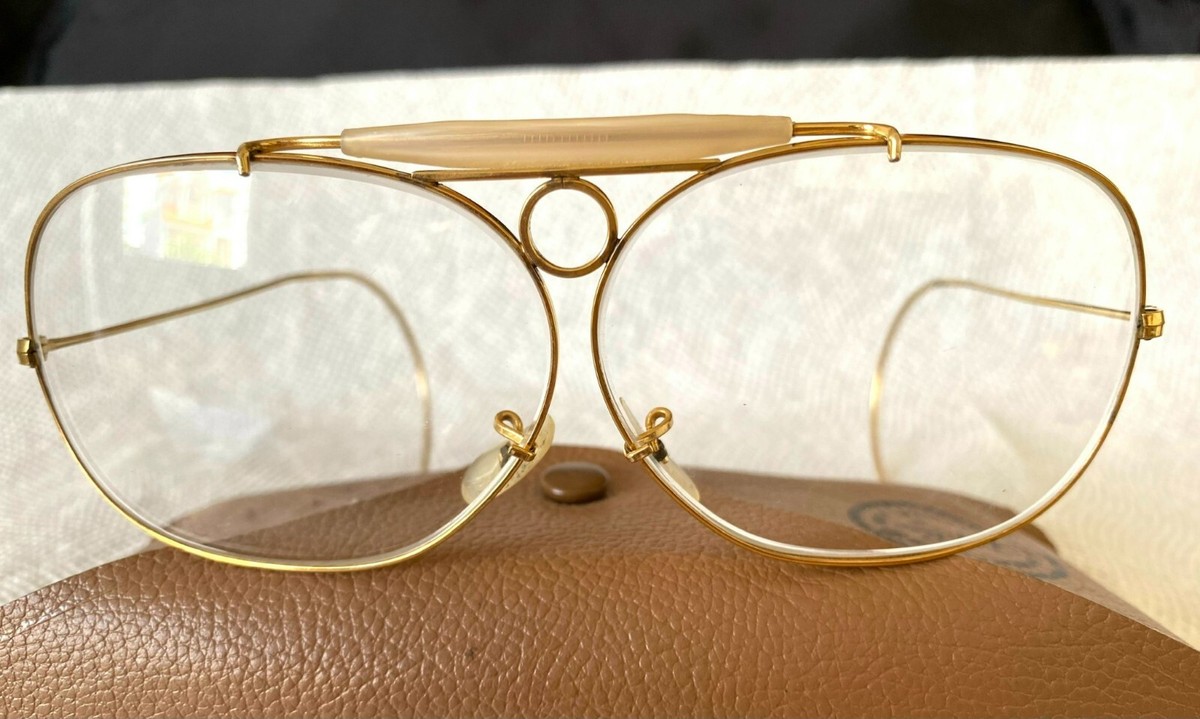 70年代中期 B&L RAY-BAN Shooter 1/30 10KGO Ray Ban B&L 1/30 10K G.O. Kalichrome Shooter Shooting