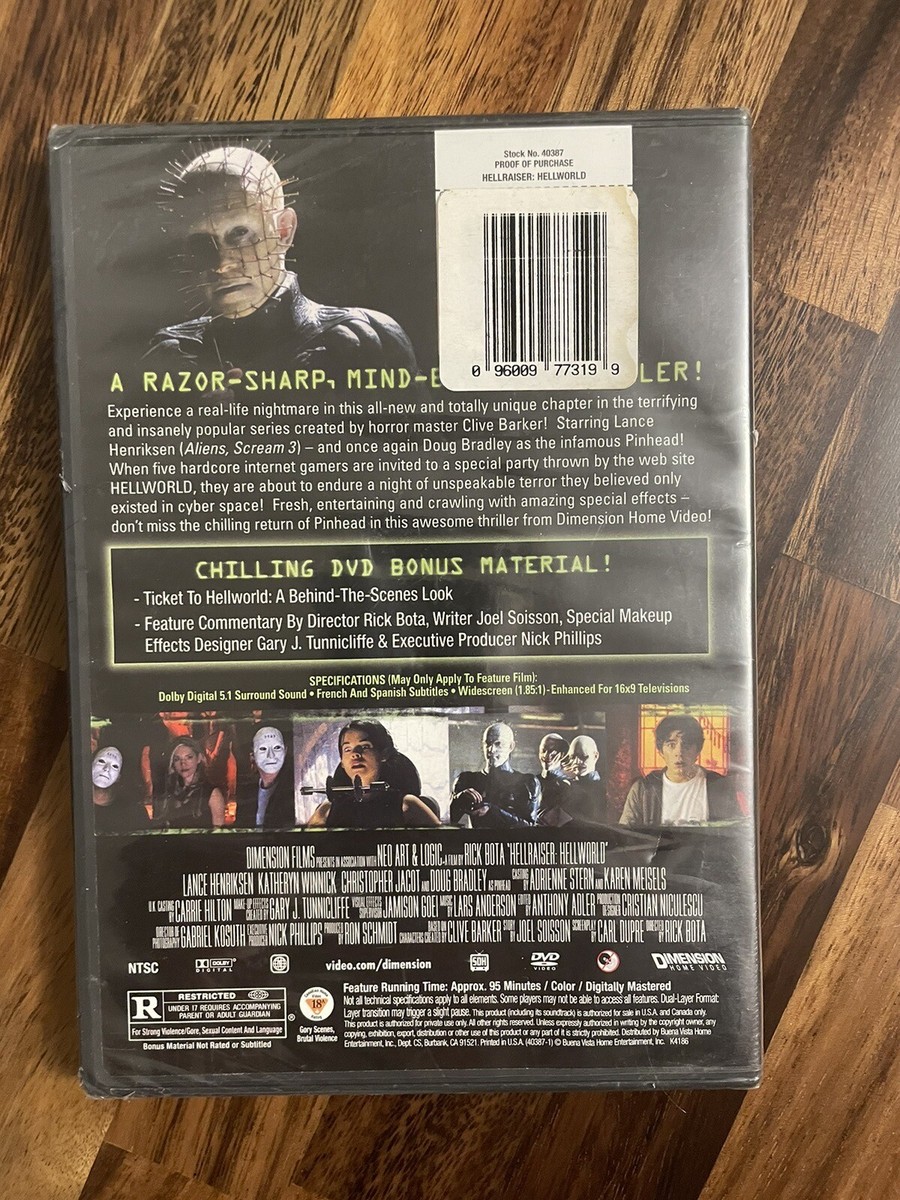 Hellraiser - Hellworld (DVD, 2005) for sale online | eBay