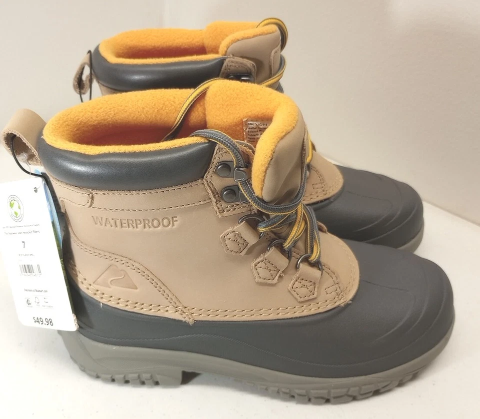 NUEVO TALLA 7 OZARK TRAIL Botas clásicas impermeables de cuero para mujer Foto 4 de 4