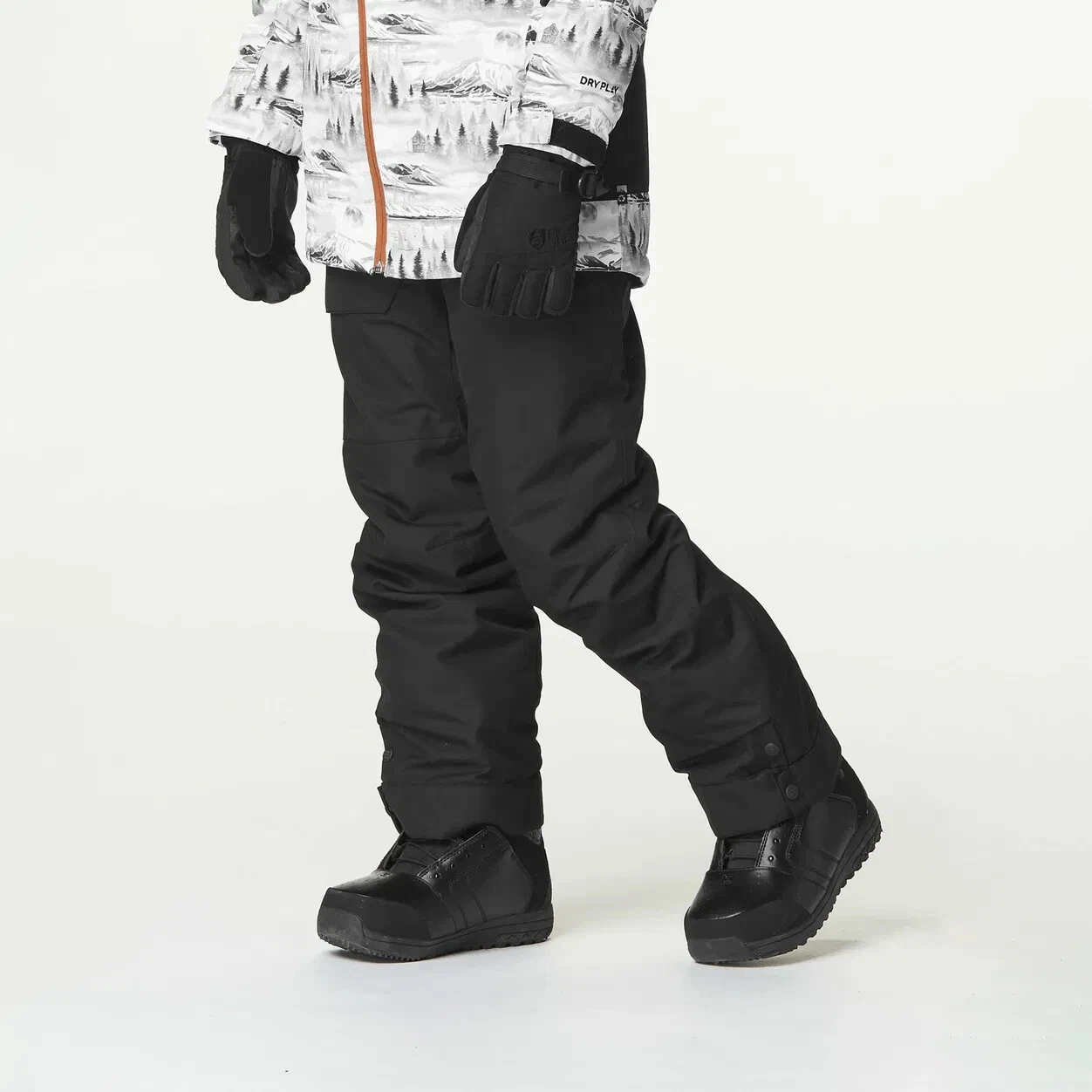 Picture Time Snow Pants - Youth - 10 / Black