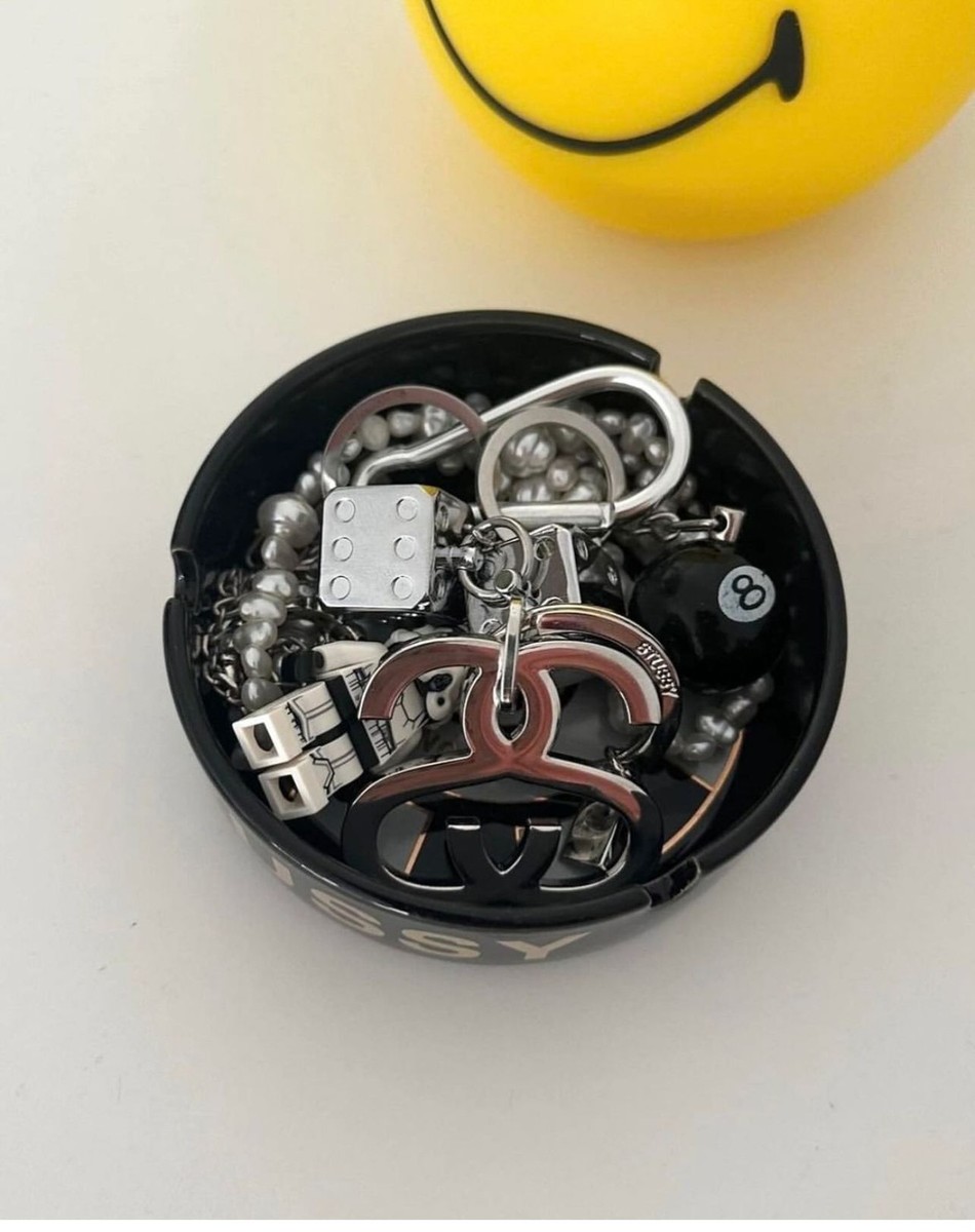 土日キャンペーン　stussy SS LINK KEYCHAIN カラビナ STUSSY - stussy SS LINK KEYCHAIN キーチェーン カラビナの通販
